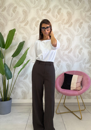 Pantalone gessato