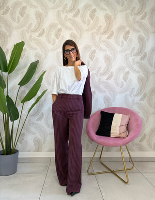 Pantalone gessato
