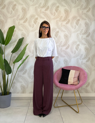 Pantalone gessato