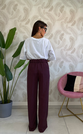 Pantalone gessato